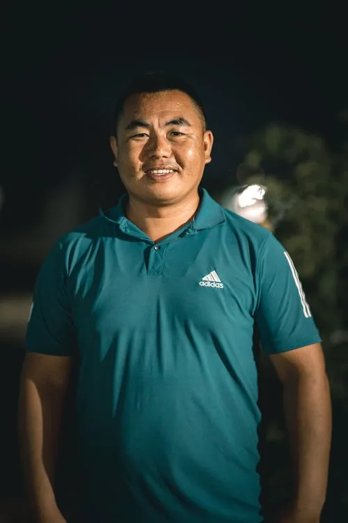 Branded polo shirt with embroidered logo