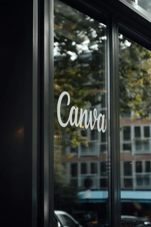 Printed window graphics on office glass